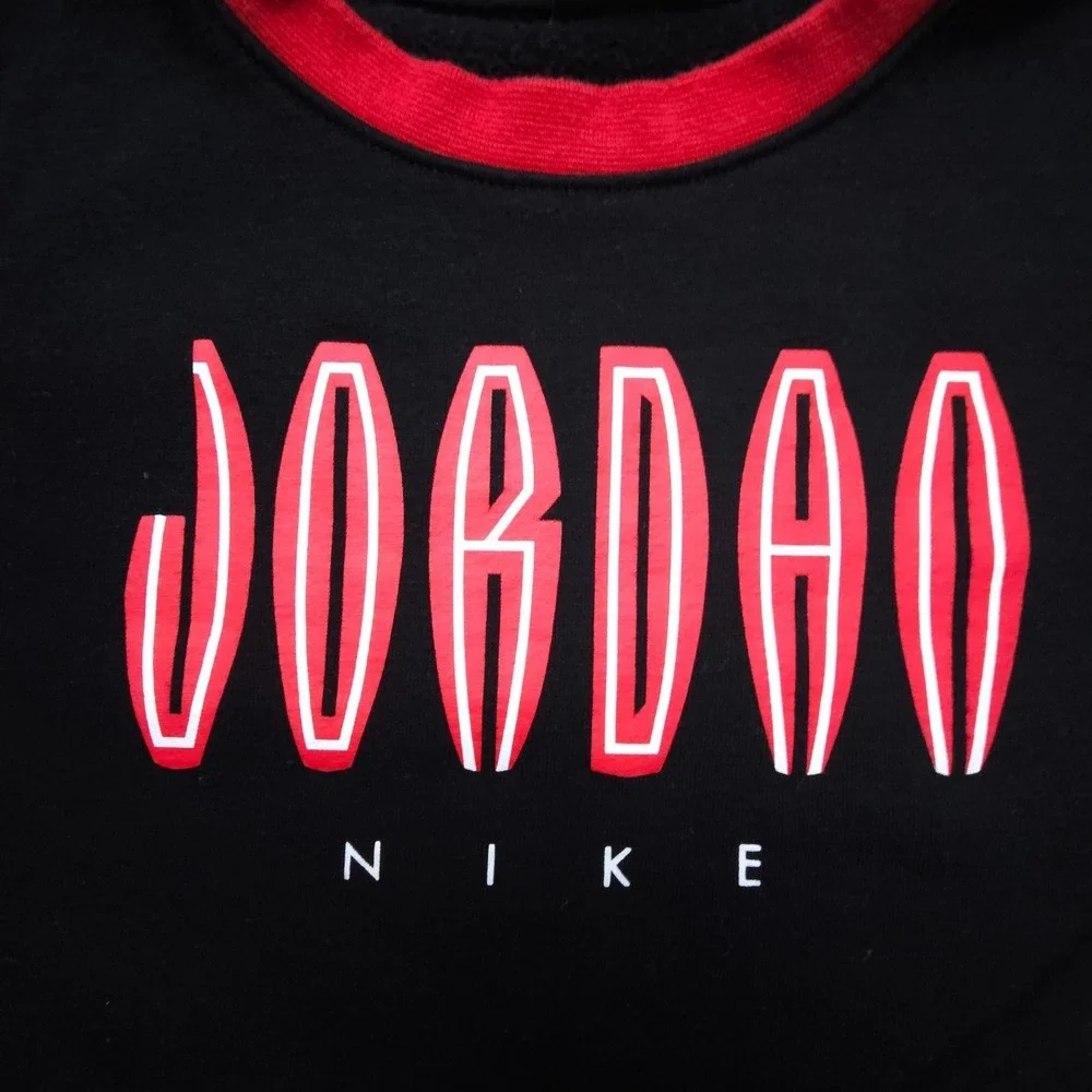 Nike Air Jordan MVP‎ 6-7  Boys Jumpman Sweatshirt Black Red